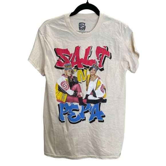 Salt N Pepe Off-White Graphic T-Shirt - Small - Picture 2 of 4